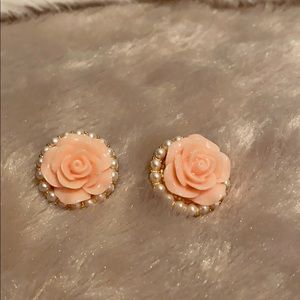 Vintage pierced earrings